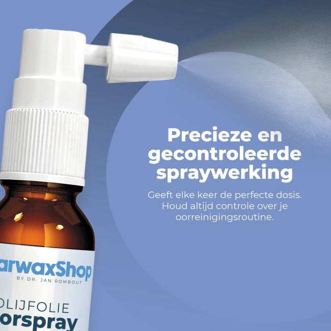 EarwaxShop olijfolie oorspray