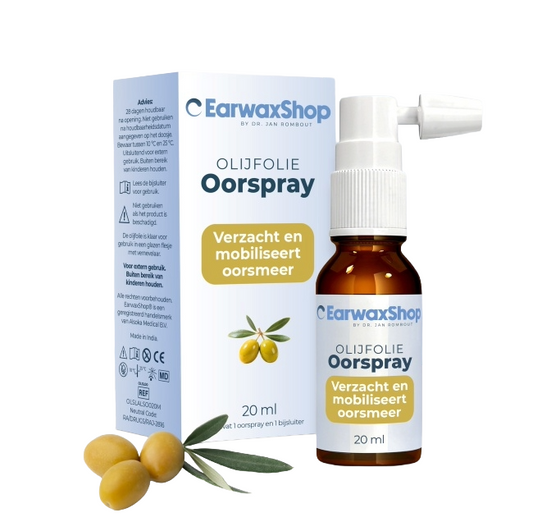 EarwaxShop olijfolie oorspray