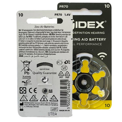 WIDEX batterij type 10